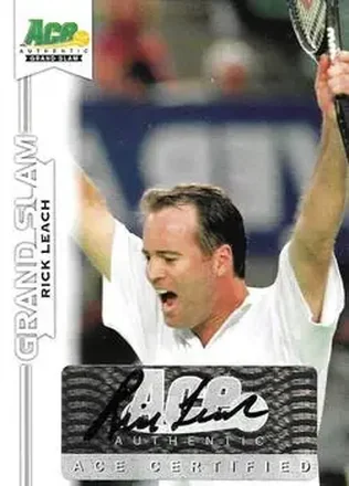 2013 Leaf Ace Authentic Grand Slam #BA-RL1 - Rick Leach