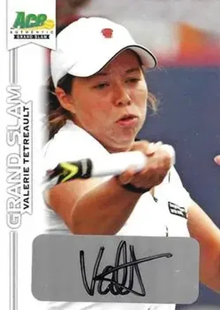 2013 Leaf Ace Authentic Grand Slam #BA-VT1 - Valerie Tetreault