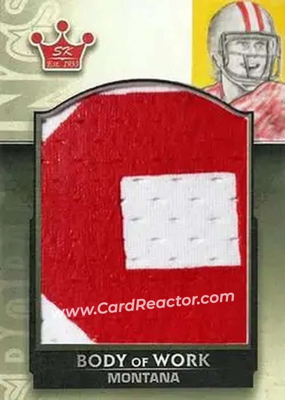 2013 Sportkings Series F - Body of Work #BOW-335 - Joe Montana - Front
