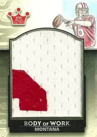 2013 Sportkings Series F - Body of Work #BOW-338 - Joe Montana - San Francisco 49ers