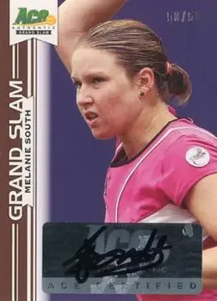 2013 Leaf Ace Authentic Grand Slam - Brown #BA-MS2 - Melanie South