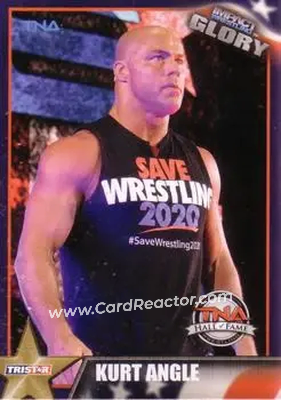 2013 TriStar TNA Impact Glory #3 - Kurt Angle - Front