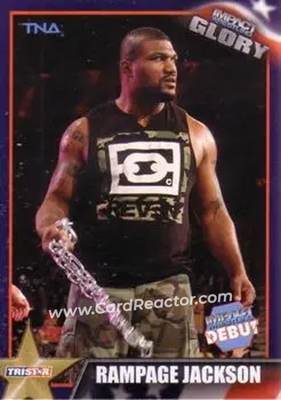 2013 TriStar TNA Impact Glory #5 - Quinton Jackson - Front 2013 TriStar TNA Impact Glory #5 - Quinton Jackson - Front