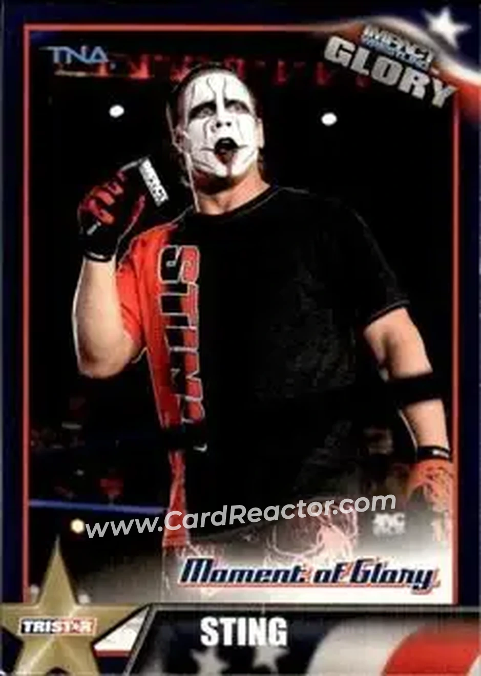 2013 TriStar TNA Impact Glory #18 - Sting - Front