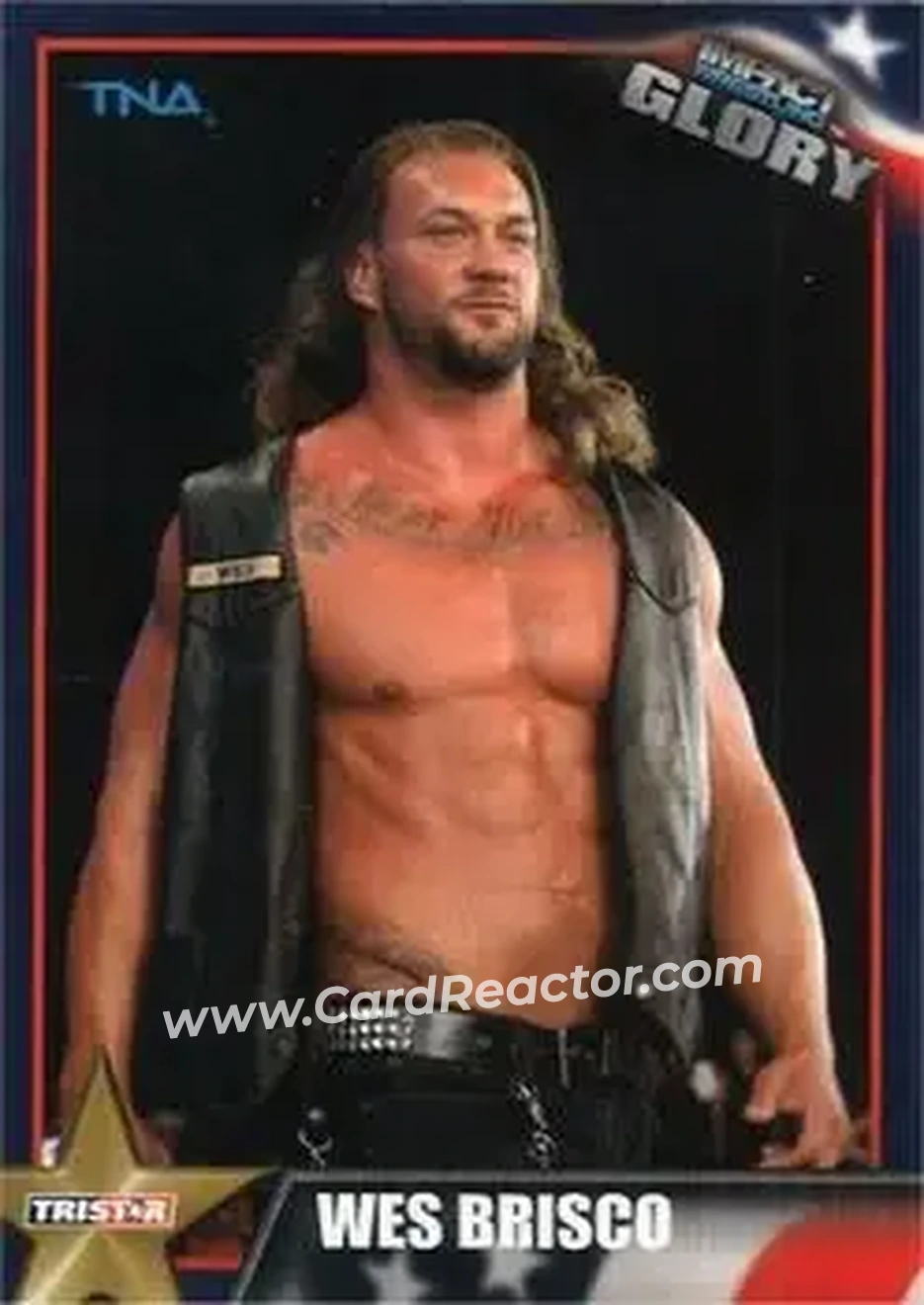 2013 TriStar TNA Impact Glory #42 - Wes Brisco - Front 2013 TriStar TNA Impact Glory #42 - Wes Brisco - Front