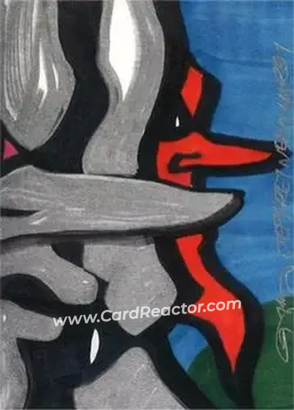 2013 TriStar TNA Impact Glory #93 - Jeff Hardy Original Art - Front 2013 TriStar TNA Impact Glory #93 - Jeff Hardy Original Art - Front