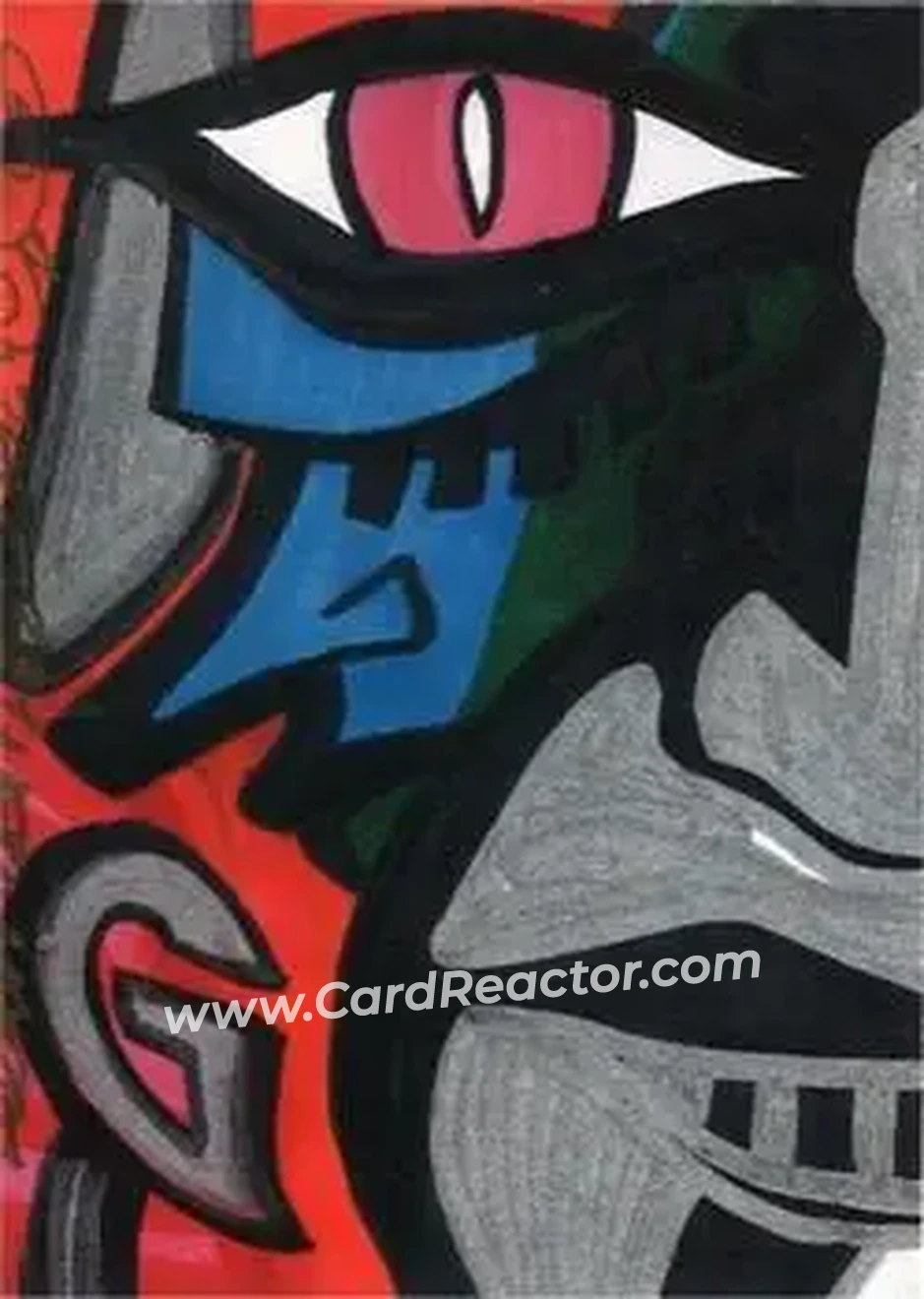 2013 TriStar TNA Impact Glory #96 - Jeff Hardy Original Art - Front 2013 TriStar TNA Impact Glory #96 - Jeff Hardy Original Art - Front