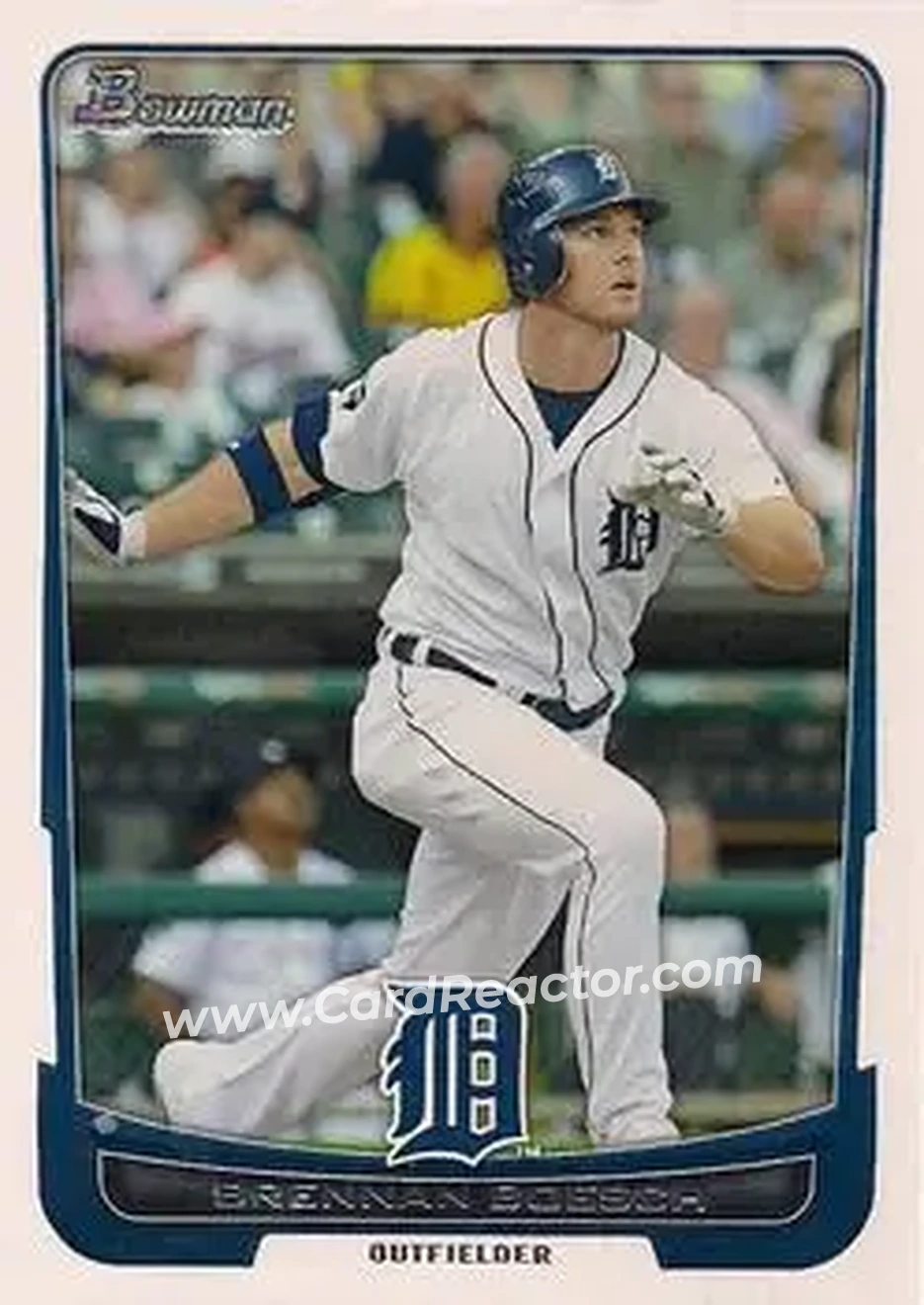 2012 Bowman #5 - Brennan Boesch - Detroit Tigers - Front 2012 Bowman #5 - Brennan Boesch - Detroit Tigers - Front