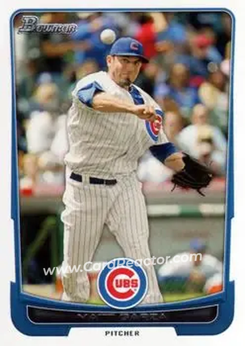 2012 Bowman #6 - Matt Garza - Chicago Cubs - Front
