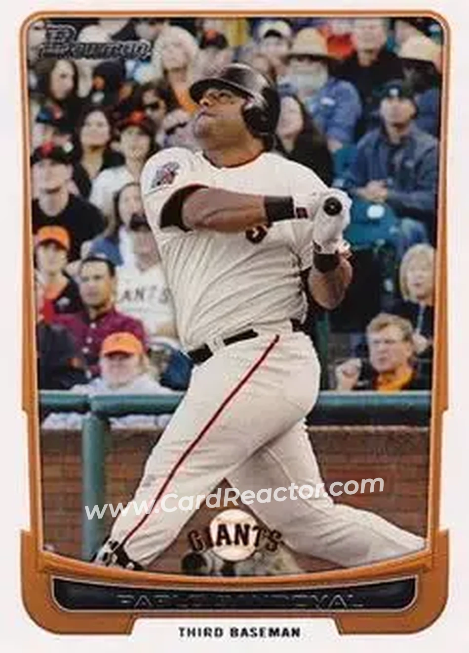 2012 Bowman #14 - Pablo Sandoval - San Francisco Giants - Front