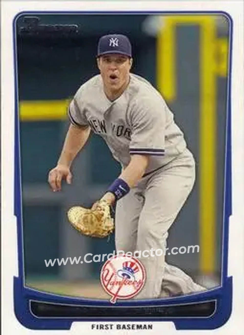 2012 Bowman #16 - Mark Teixeira - New York Yankees - Front