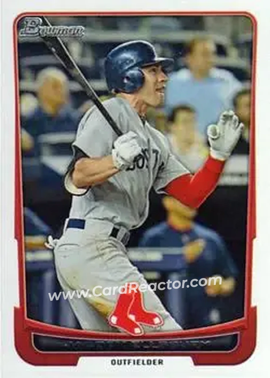 2012 Bowman #20 - Jacoby Ellsbury - Boston Red Sox - Front