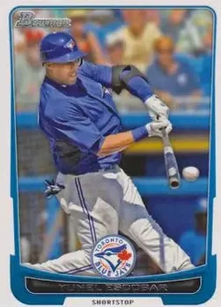 2012 Bowman #21 - Yunel Escobar - Toronto Blue Jays