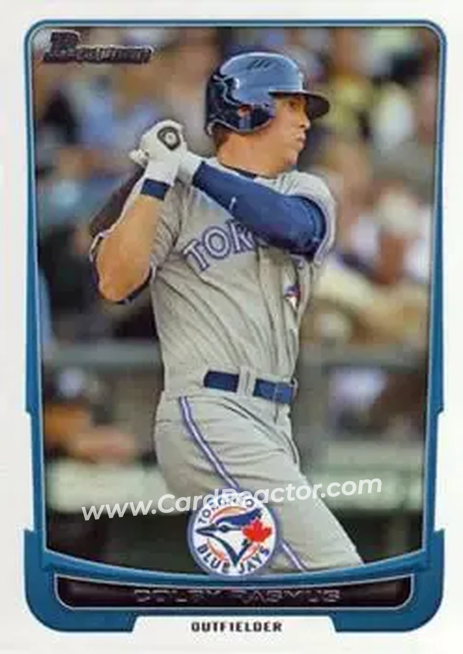 2012 Bowman #23 - Colby Rasmus - Toronto Blue Jays - Front