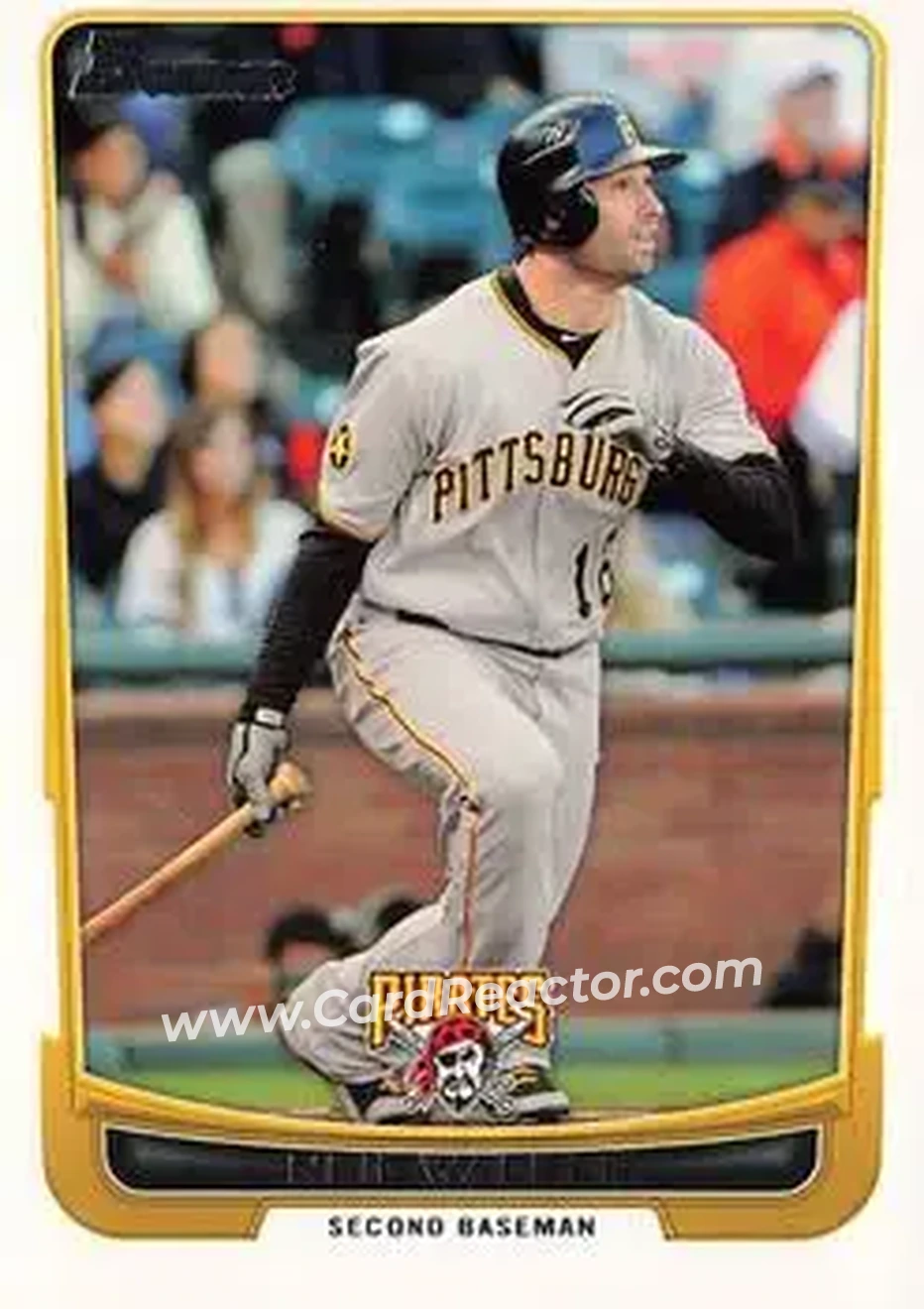 2012 Bowman #24 - Neil Walker - Pittsburgh Pirates - Front