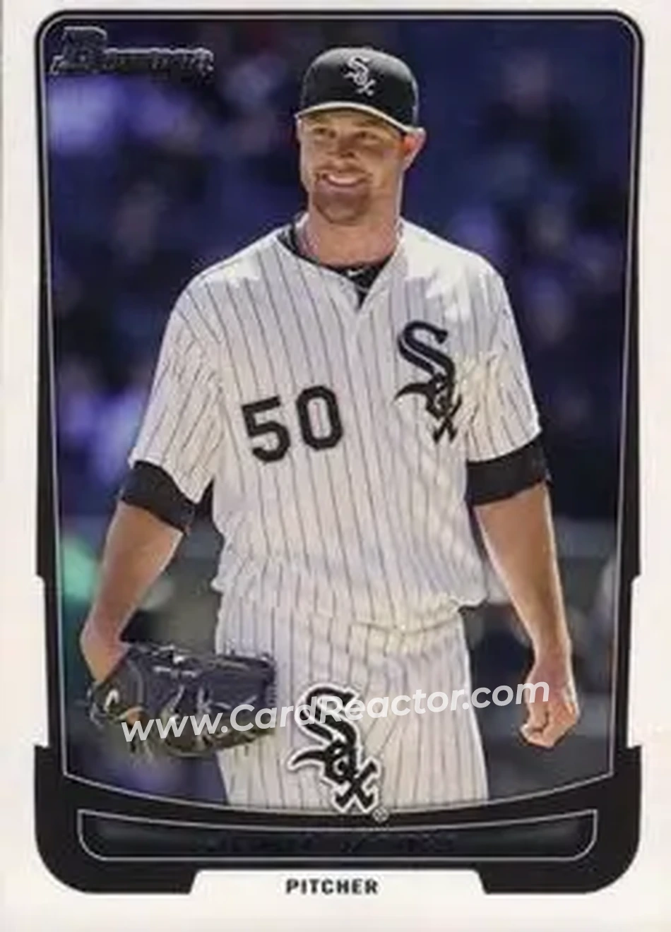 2012 Bowman #25 - John Danks - Chicago White Sox - Front