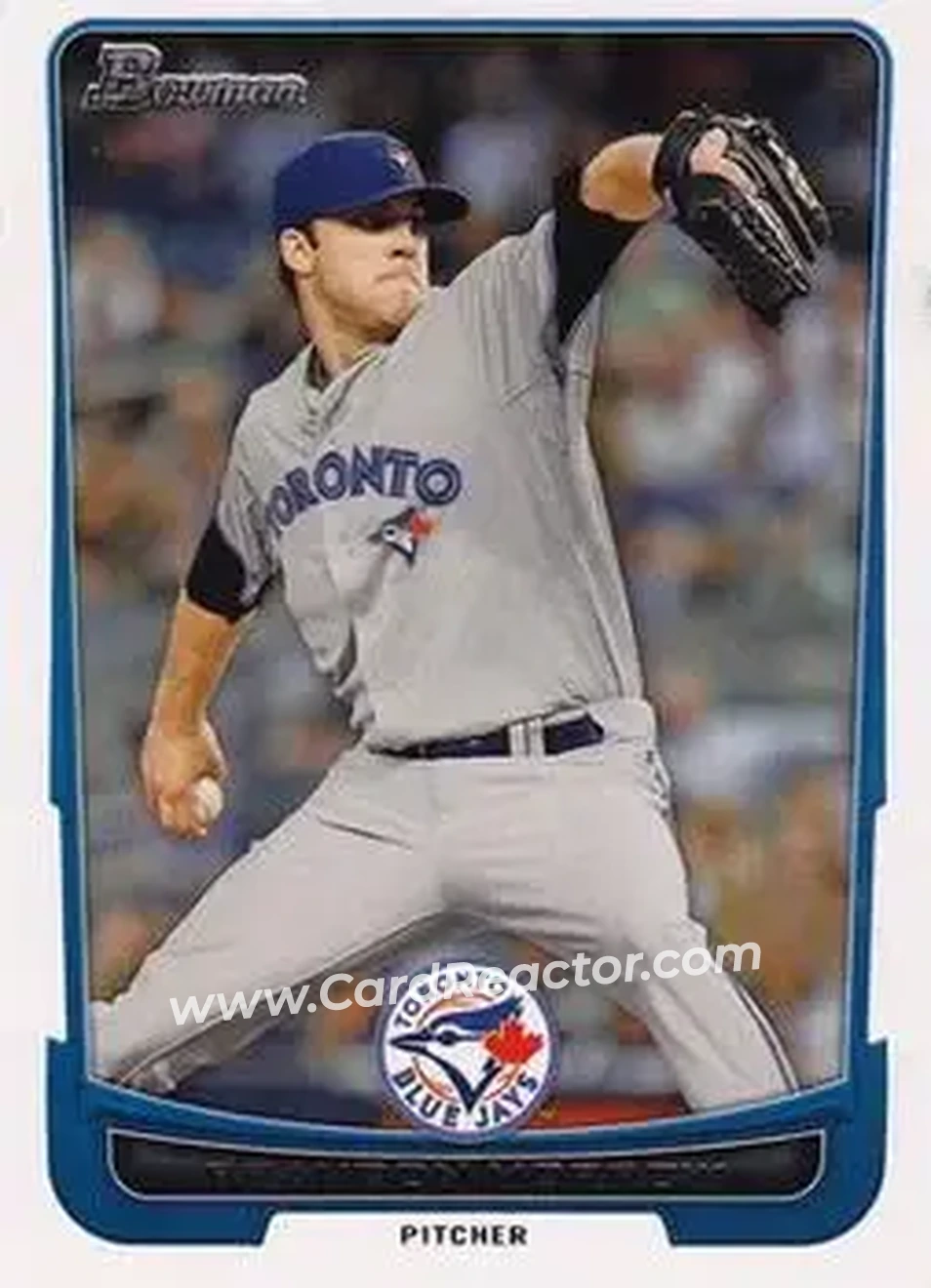 2012 Bowman #26 - Brandon Morrow - Toronto Blue Jays - Front
