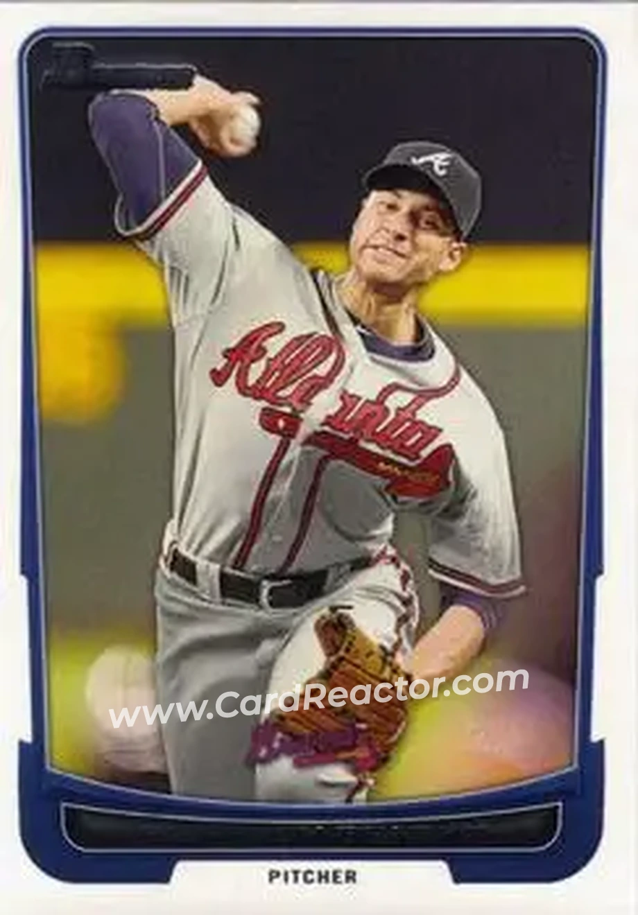 2012 Bowman #27 - Brandon Beachy - Atlanta Braves - Front