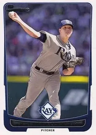 2012 Bowman #29 - Jeremy Hellickson - Tampa Bay Rays