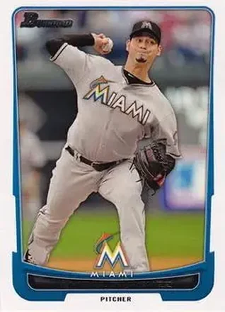2012 Bowman #30 - Anibal Sanchez - Miami Marlins