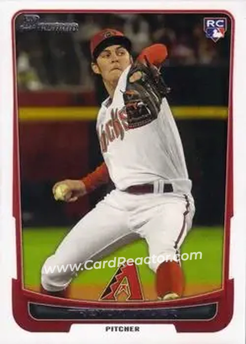 2012 Bowman Draft Picks & Prospects #1 - Trevor Bauer - Arizona Diamondbacks - Front