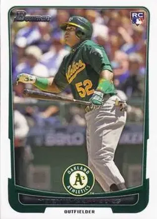 2012 Bowman Draft Picks & Prospects #4 - Yoenis Cespedes - Oakland Athletics