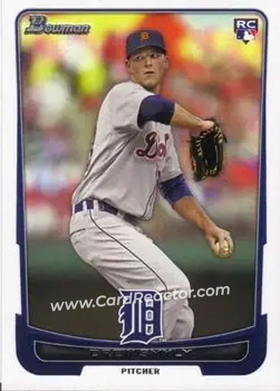 2012 Bowman Draft Picks & Prospects #5 - Drew Smyly - Detroit Tigers - Front 2012 Bowman Draft Picks & Prospects #5 - Drew Smyly - Detroit Tigers - Front