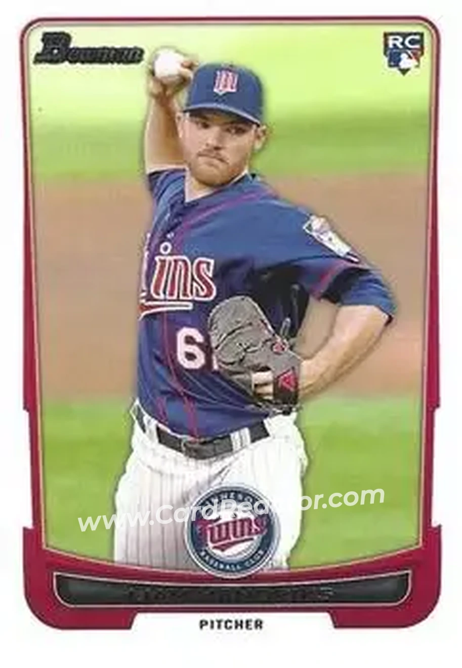 2012 Bowman Draft Picks & Prospects #19 - Liam Hendriks - Minnesota Twins - Front