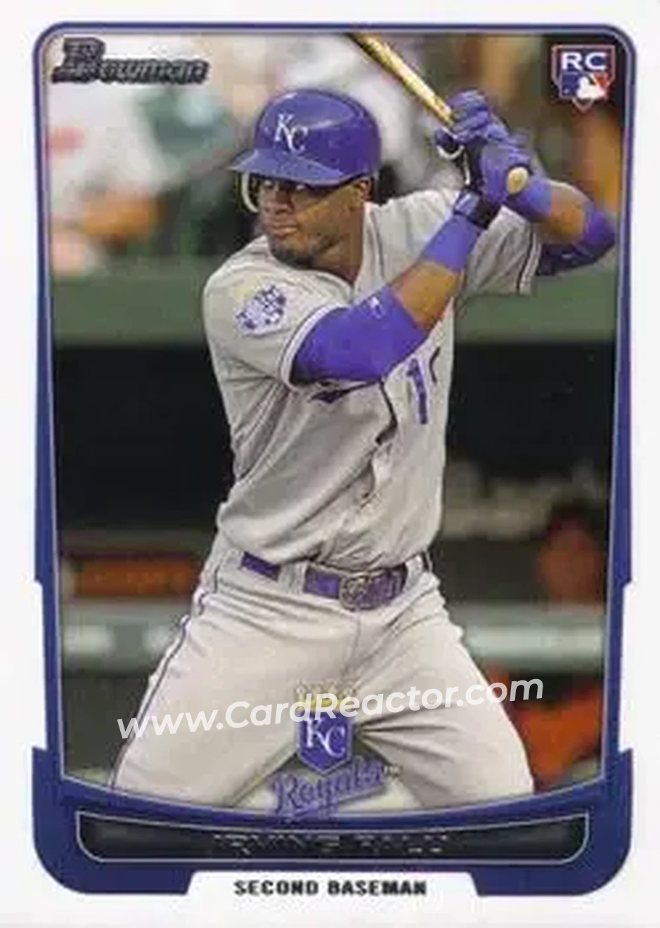2012 Bowman Draft Picks & Prospects #26 - Irving Falu - Kansas City Royals - Front