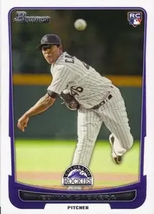 2012 Bowman Draft Picks & Prospects #27 - Edwar Cabrera - Colorado Rockies