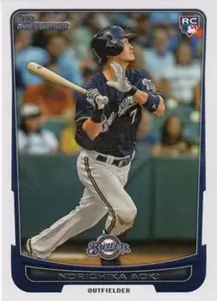 2012 Bowman Draft Picks & Prospects #29 - Norichika Aoki - Milwaukee Brewers