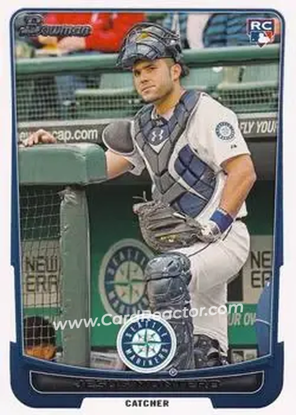 2012 Bowman Draft Picks & Prospects #30 - Jesus Montero - Seattle Mariners - Front 2012 Bowman Draft Picks & Prospects #30 - Jesus Montero - Seattle Mariners - Front