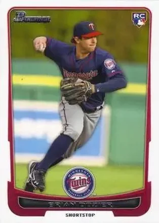 2012 Bowman Draft Picks & Prospects #39 - Brian Dozier - Minnesota Twins