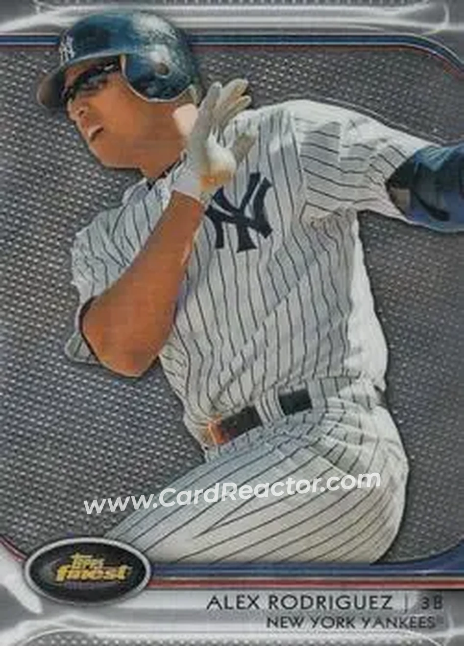 2012 Finest #2 - Alex Rodriguez - New York Yankees - Front 2012 Finest #2 - Alex Rodriguez - New York Yankees - Front