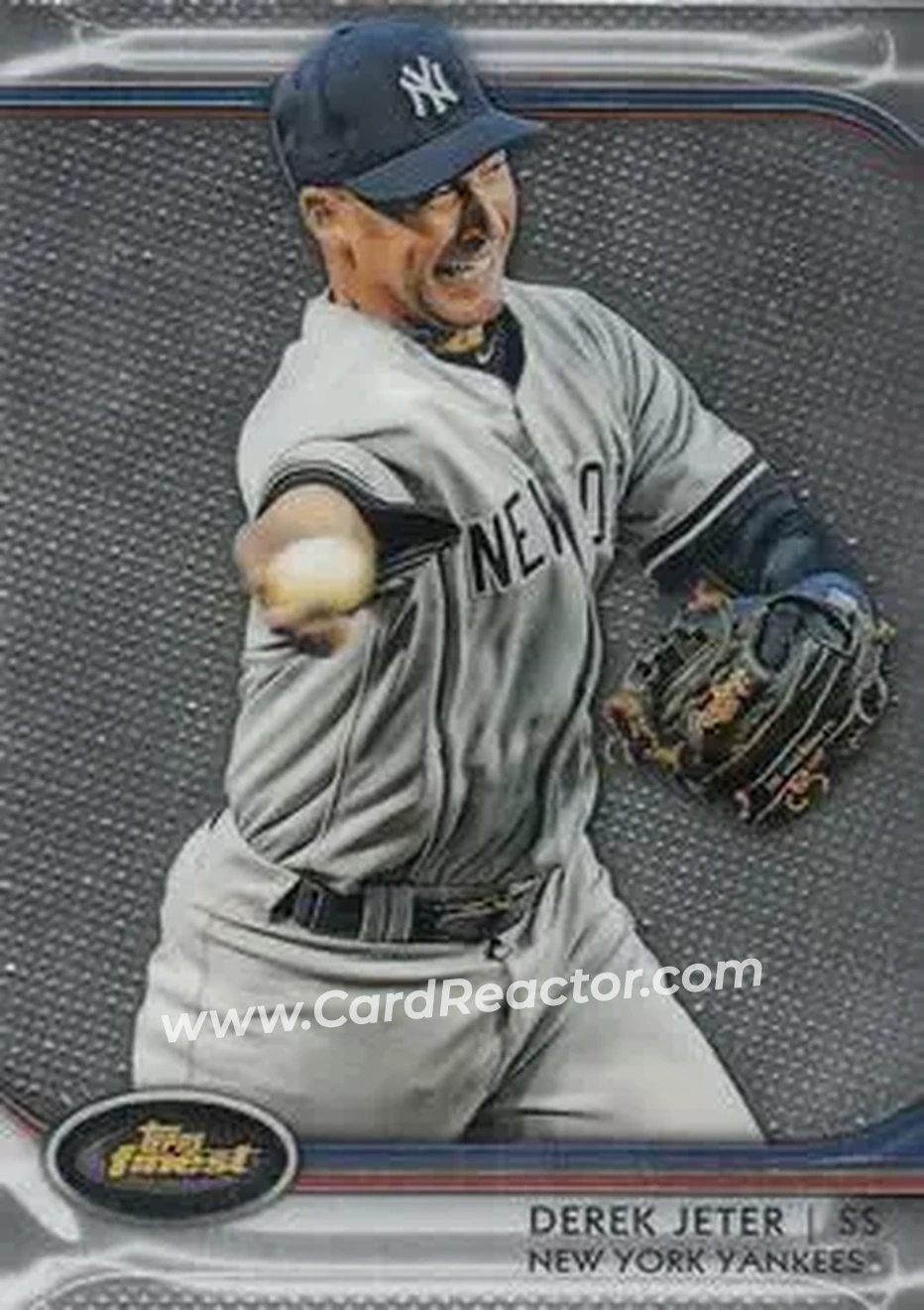 2012 Finest #5 - Derek Jeter - New York Yankees - Front