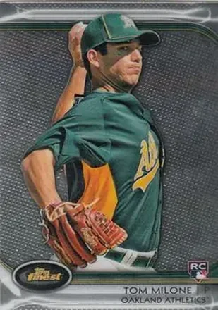 2012 Finest #6 - Tommy Milone - Oakland Athletics