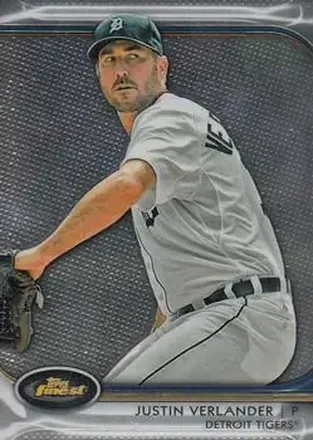 2012 Finest #10 - Justin Verlander - Detroit Tigers