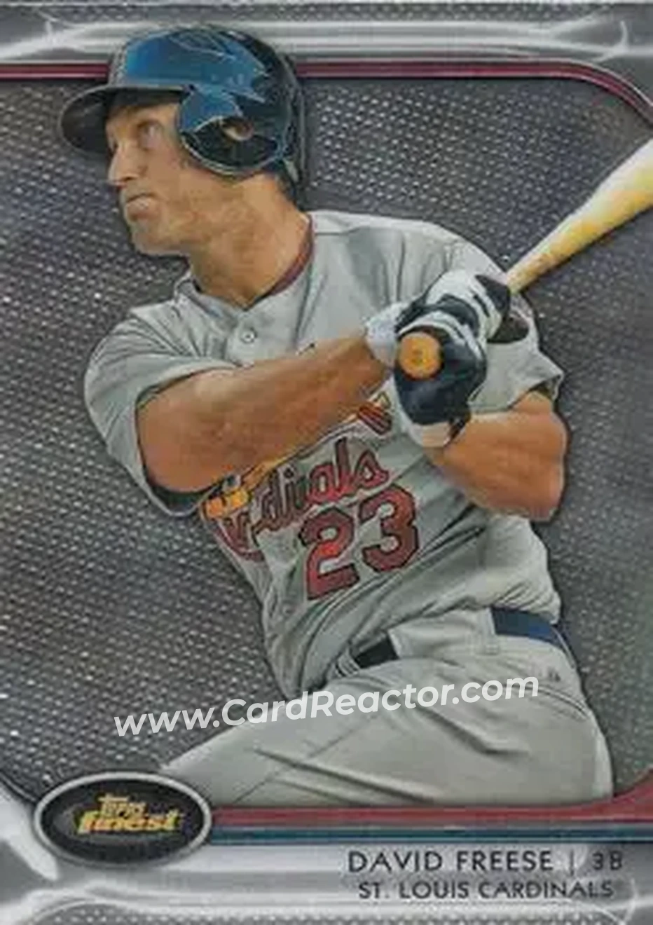 2012 Finest #14 - David Freese - St. Louis Cardinals - Front