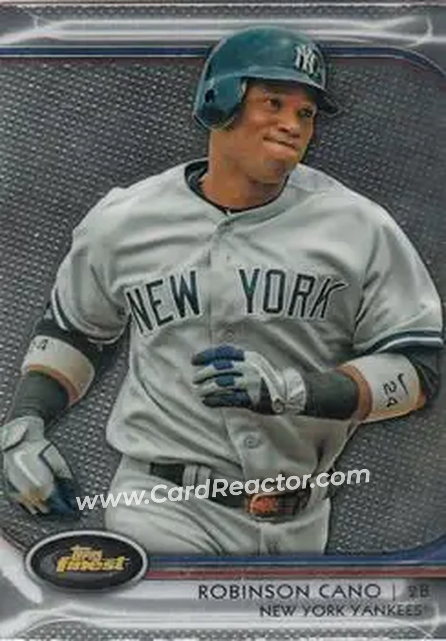 2012 Finest #15 - Robinson Cano - New York Yankees - Front