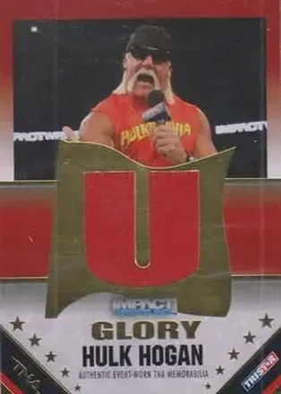 2013 TriStar TNA Impact Glory - Hulk Hogan Memorabilia Gold #M-U - Hulk Hogan