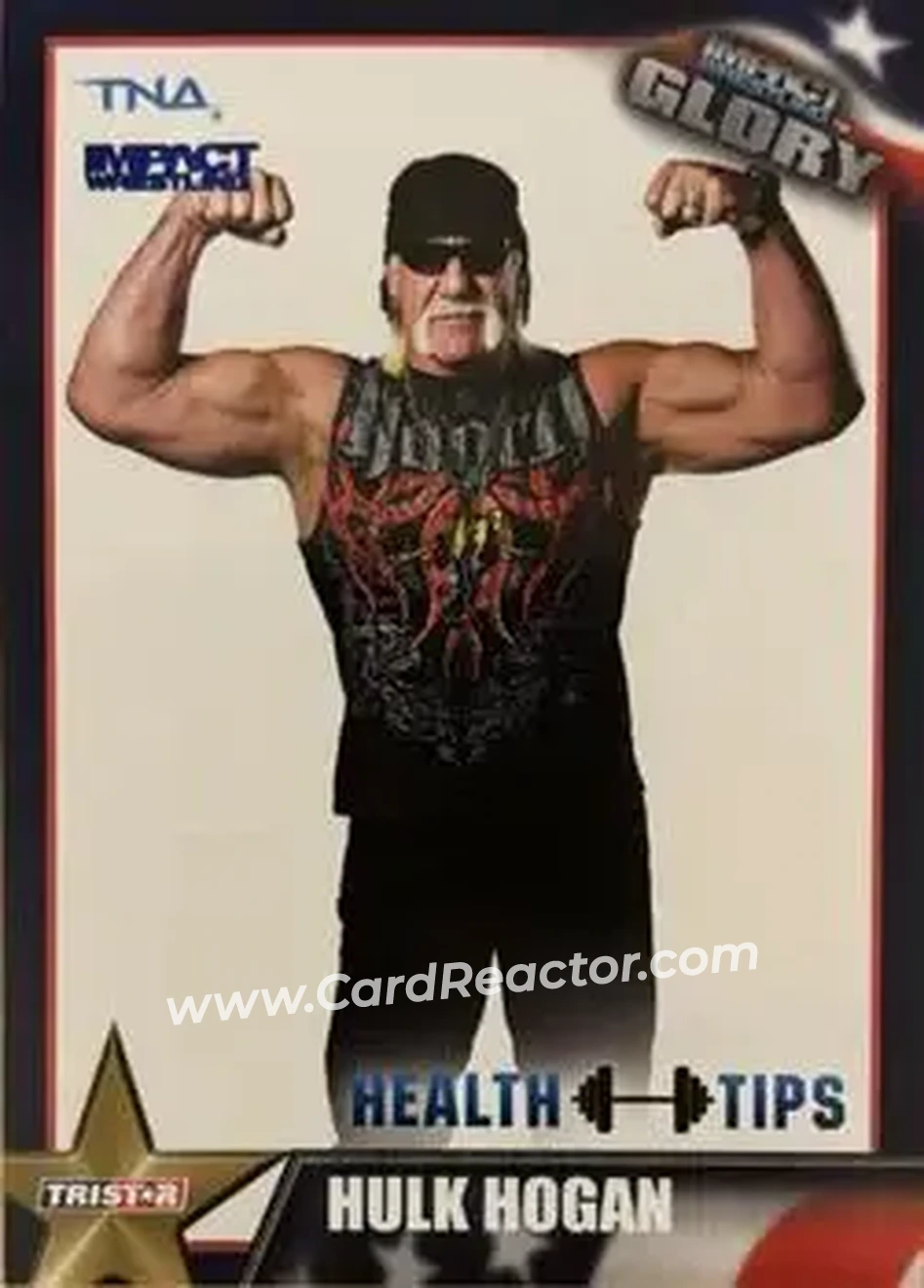 2013 TriStar TNA Impact Glory - Blue #58 - Hulk Hogan - Front