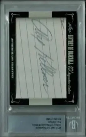 2012 Leaf Cut Signature History of Baseball #NNO Alex Kellner