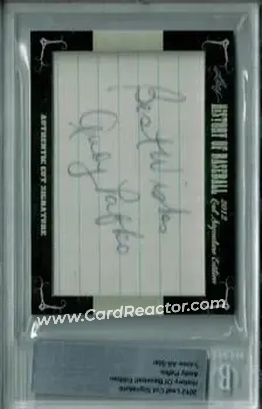 2012 Leaf Cut Signature History of Baseball #NNO - Andy Pafko - Front
