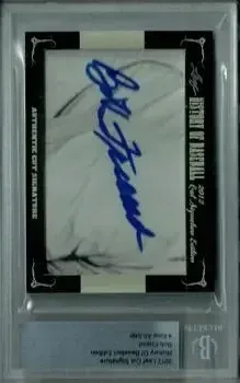 2012 Leaf Cut Signature History of Baseball feature card