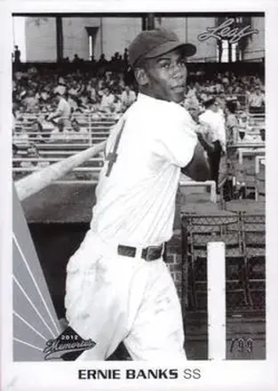 2012 Leaf Memories #558 - Ernie Banks - Chicago Cubs
