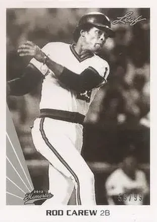 2012 Leaf Memories #574 - Rod Carew - California Angels