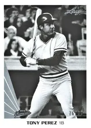 2012 Leaf Memories #576 - Tony Pérez - Cincinnati Reds