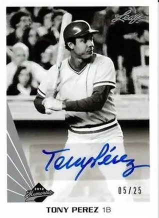 2012 Leaf Memories - Autographs #AU-TP1 - Tony Pérez