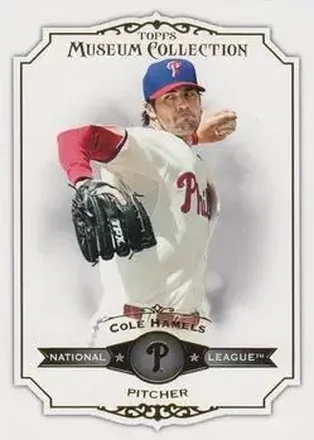 2012 Topps Museum Collection #9 - Cole Hamels - Philadelphia Phillies