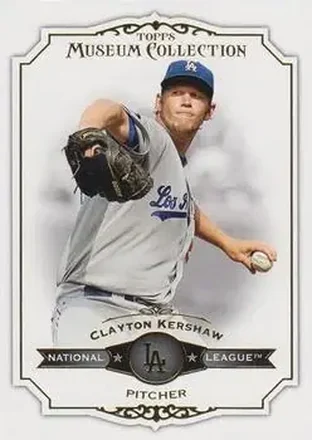 2012 Topps Museum Collection #17 - Clayton Kershaw - Los Angeles Dodgers